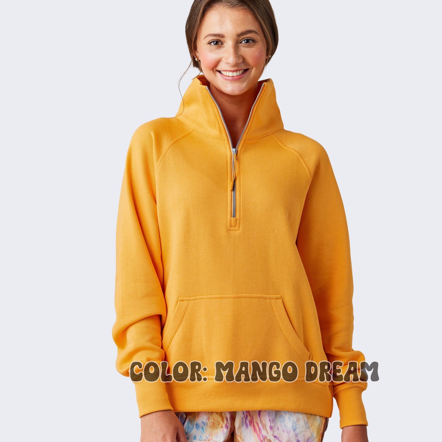 Quarter Zip Sweatshirt DTF