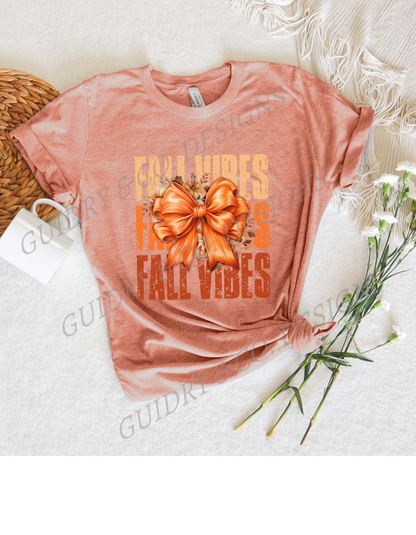 Fall Vibes Bow (Bella Canva)