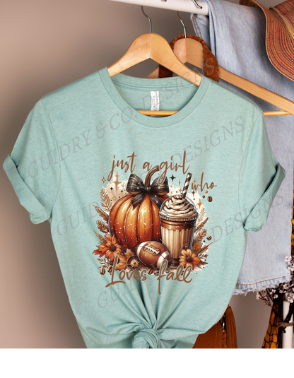 Just A Girl Who Loves Fall (Bella Canva)
