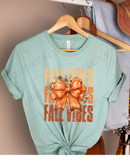 Fall Vibes Bow (Bella Canva)