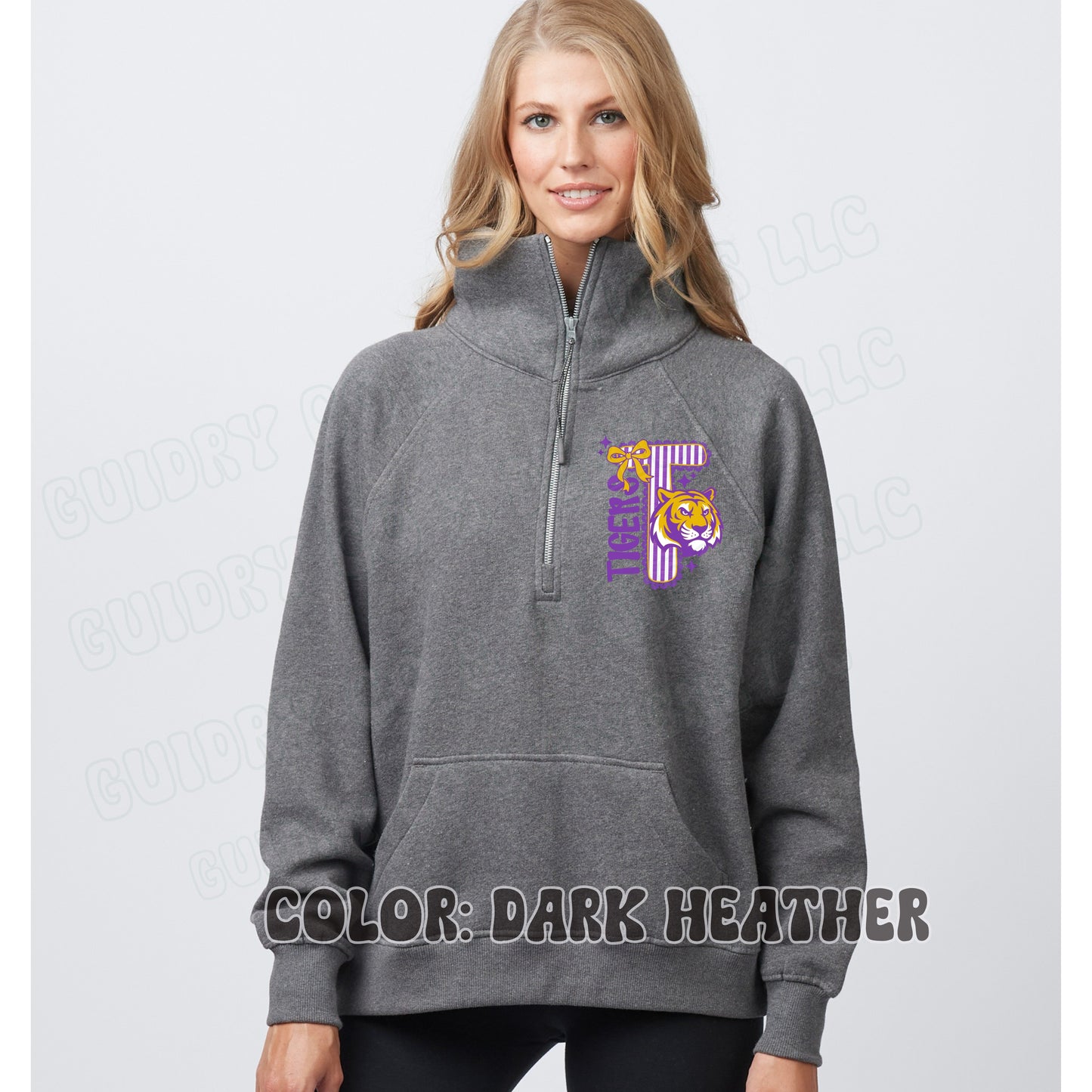 Quarter Zip Sweatshirt DTF