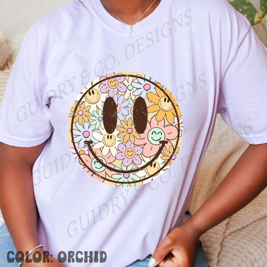 FLORAL SMILEY FACE