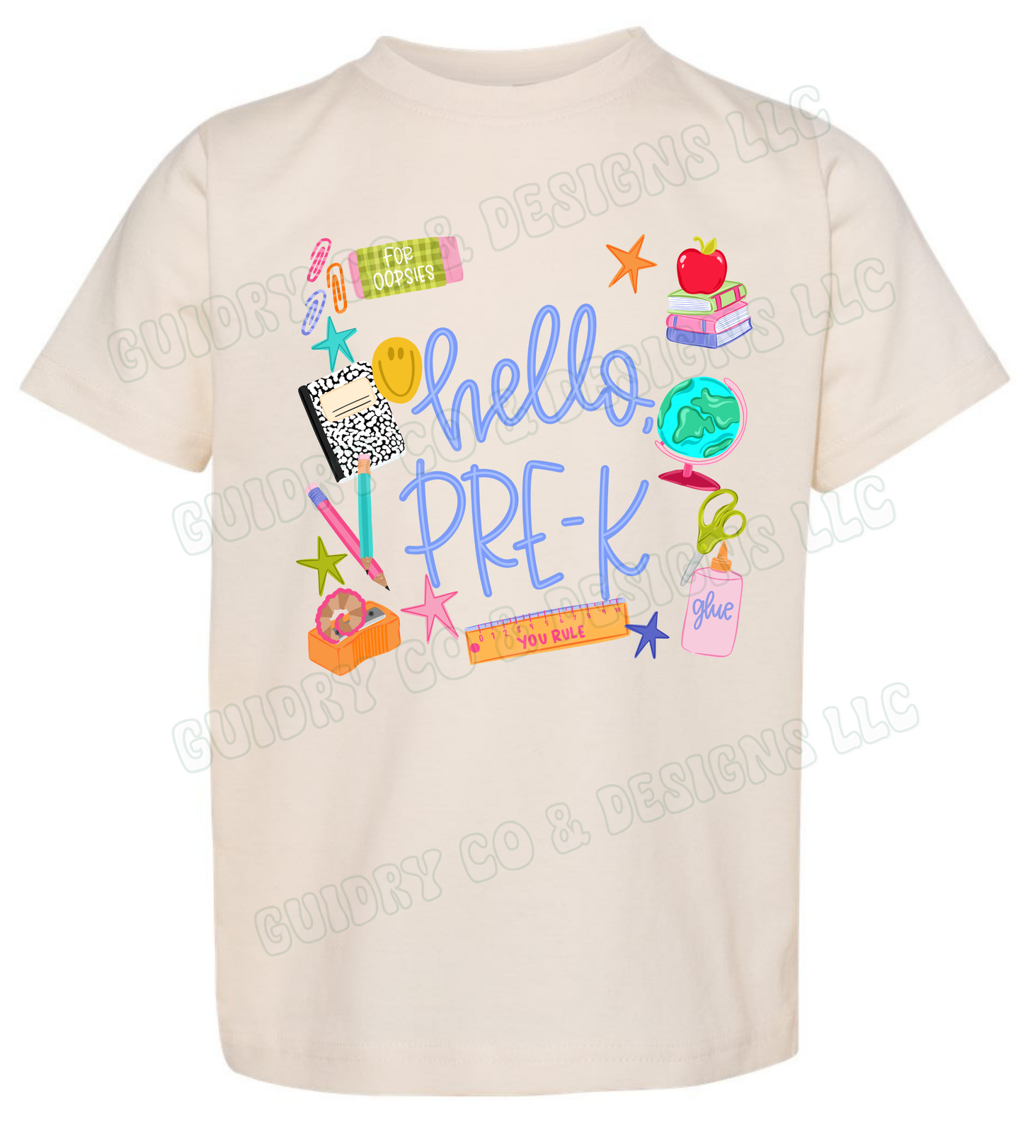 Hello Back to school (toddler & youth size)