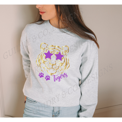 Gildan Sweatshirt Gold Tiger