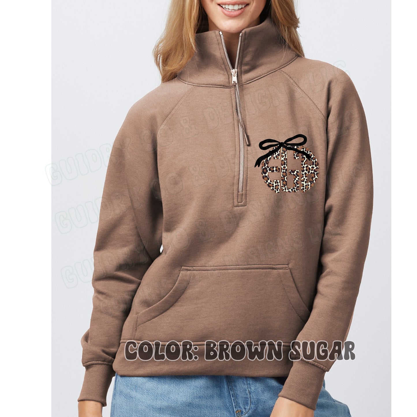 Quarter Zip Sweatshirt DTF