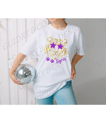 Gold Tiger Star Glasses (Color Comfort)