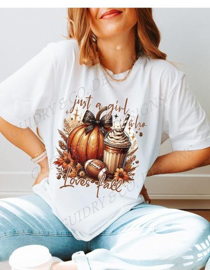 Just A Girl Who Loves Fall (Bella Canva)