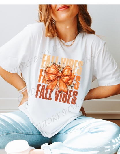 Fall Vibes Bow (Bella Canva)