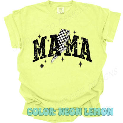MAMA LIGHTING BOLT CHECKERED