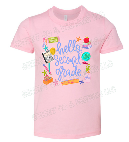 Hello Back to school (toddler & youth size)