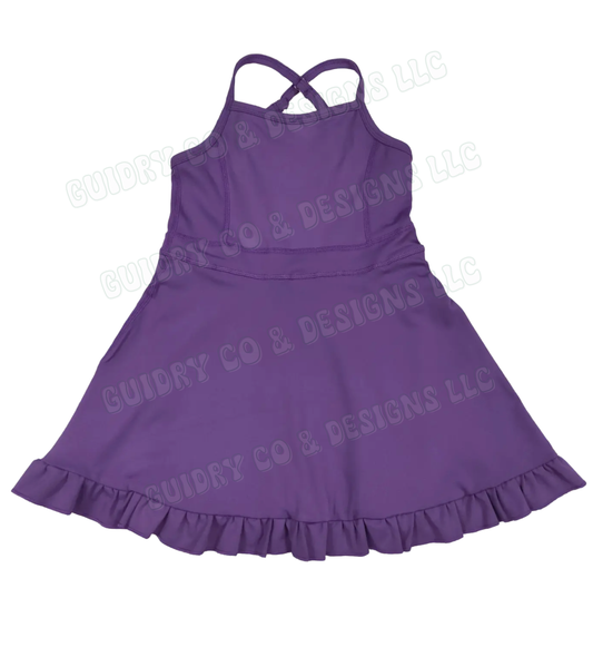 Active Toddler Dress (Embroidery)