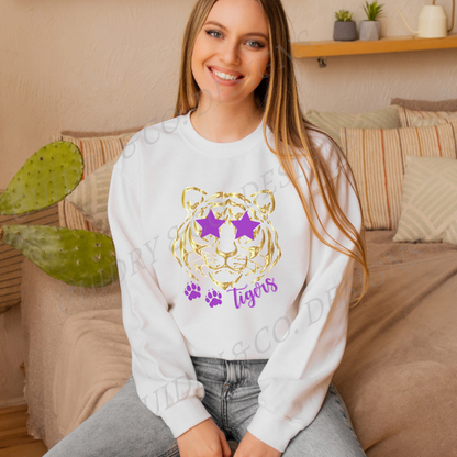 Gildan Sweatshirt Gold Tiger