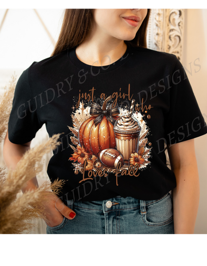 Just A Girl Who Loves Fall (Bella Canva)