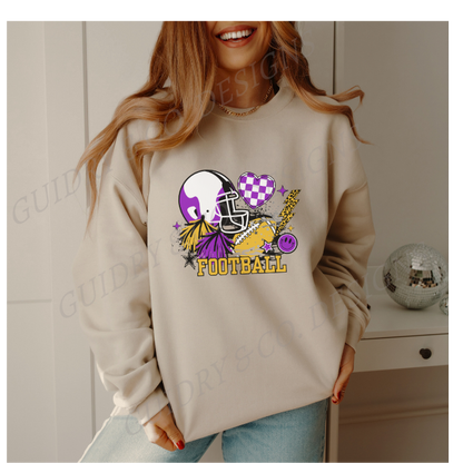 Retro tiger football Sweatshirt
