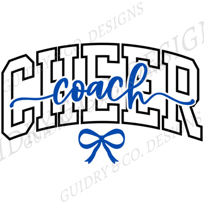 Cheer Coach DTF Design for Shirts Color Comfort