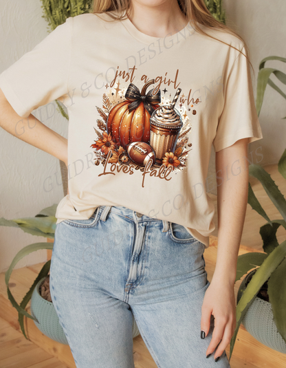 Just A Girl Who Loves Fall (Bella Canva)