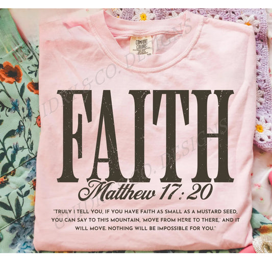 Faith- Matthew 17:20