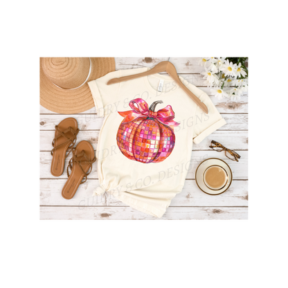Disco Pumpkin Ball (Bella Canva) PREORER