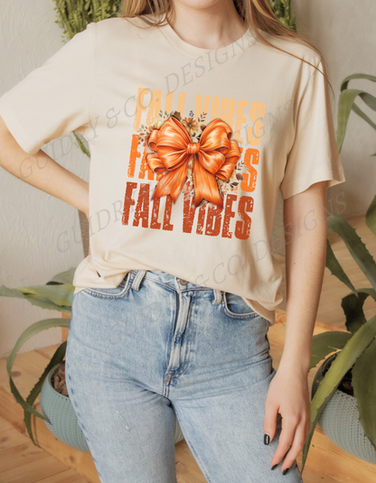 Fall Vibes Bow (Bella Canva)
