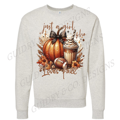 Just A Girl Who Loves Fall Sweatshirt