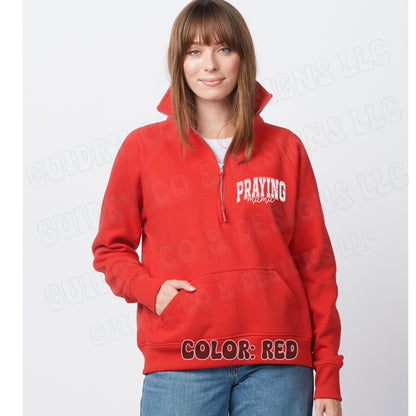 Quarter Zip Sweatshirt DTF