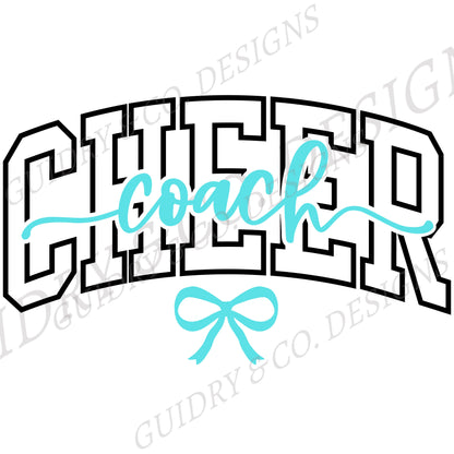 Cheer Coach DTF Design for Shirts Color Comfort