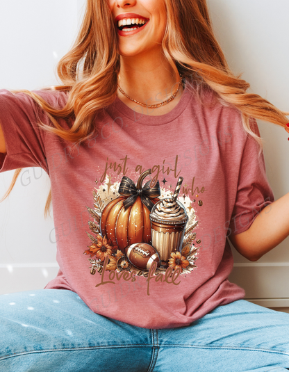 Just A Girl Who Loves Fall (Bella Canva)