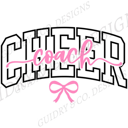 Cheer Coach DTF Design for Shirts Color Comfort