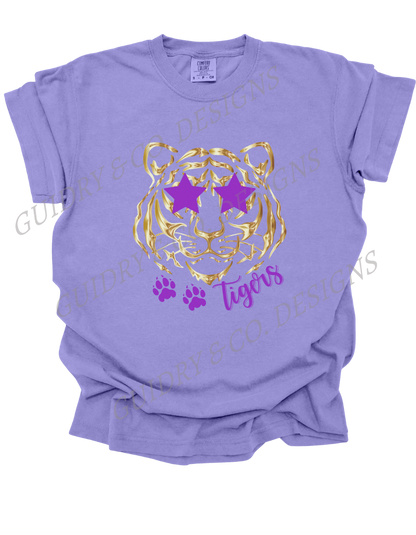 Gold Tiger Star Glasses (Color Comfort)