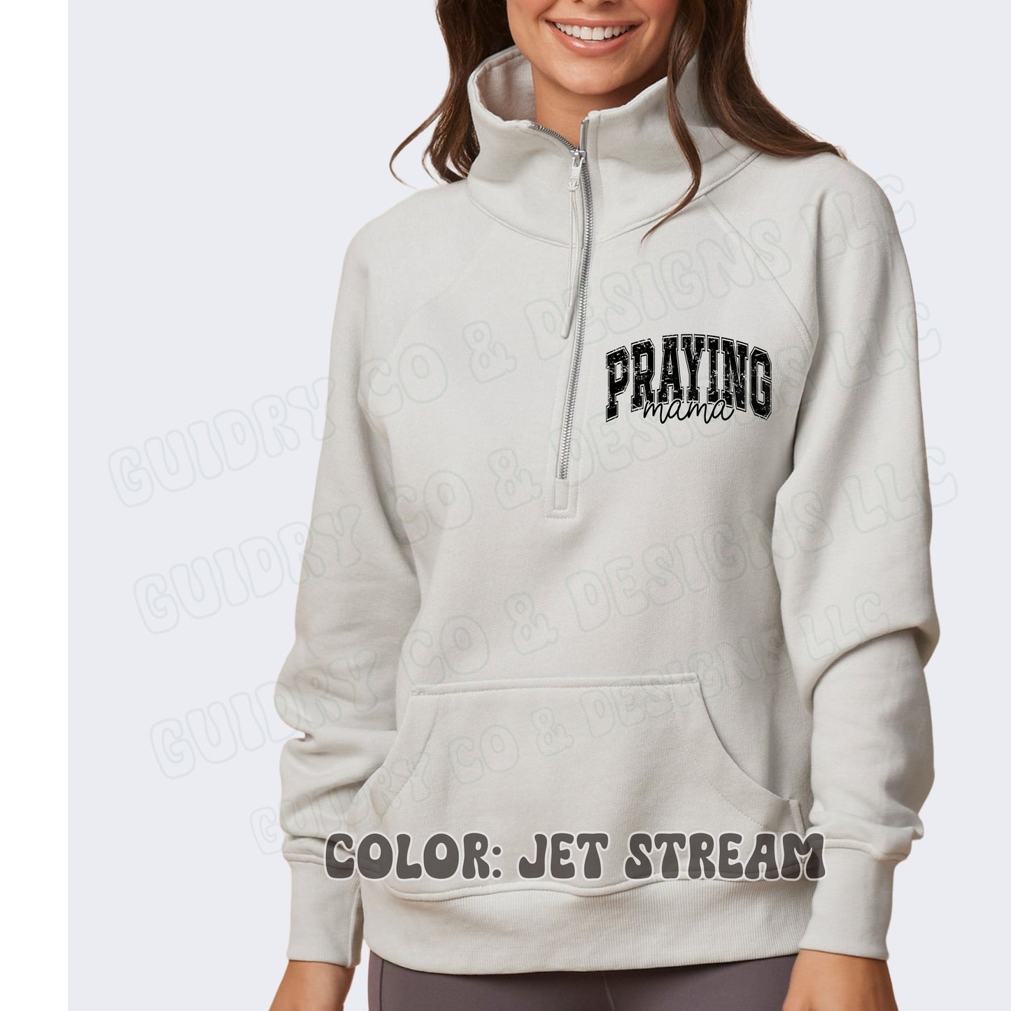 Quarter Zip Sweatshirt DTF