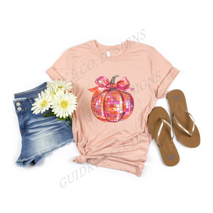 Disco Pumpkin Ball (Bella Canva) PREORER