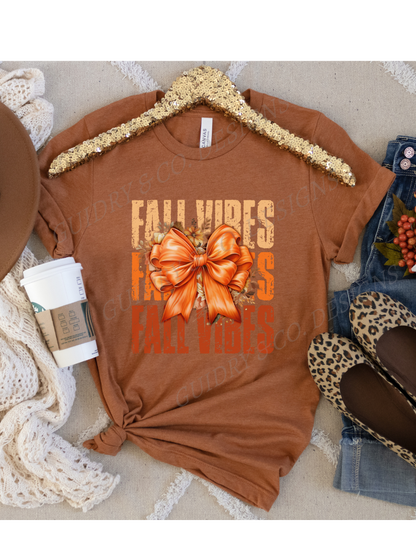 Fall Vibes Bow (Bella Canva)