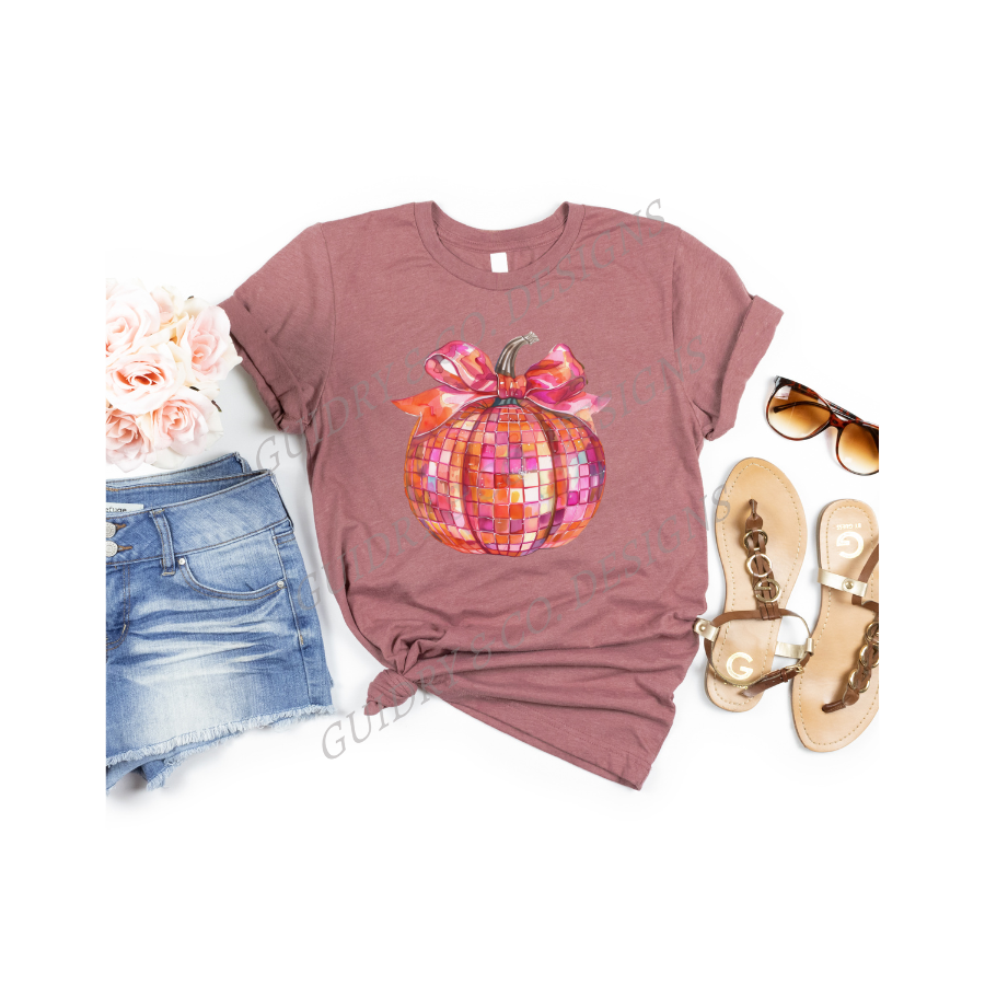 Disco Pumpkin Ball (Bella Canva) PREORER