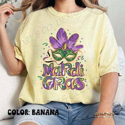 MASK MARDI GRAS Tshirt women