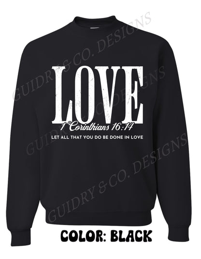 Christian Sweatshirt (White distressed style)
