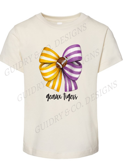Football Yellow Purple Tigers