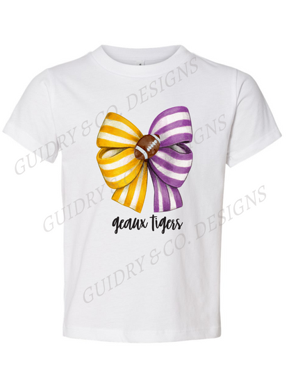 Football Yellow Purple Tigers