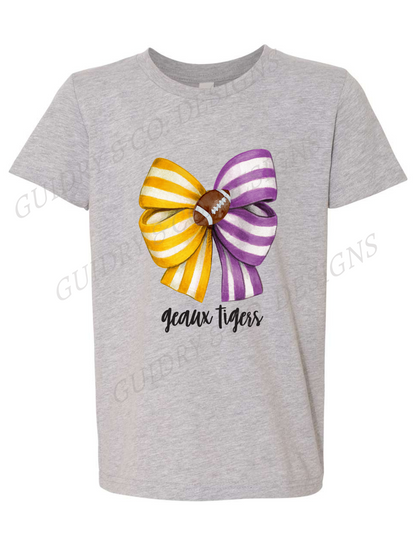 Football Yellow Purple Tigers