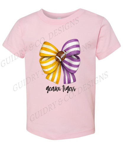 Football Yellow Purple Tigers