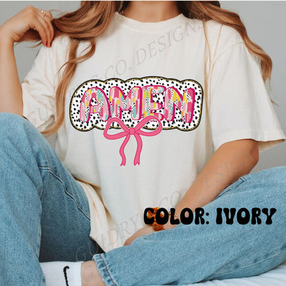 AMEN PAINT BRUSH STROKES EASTER tshirt color comfort