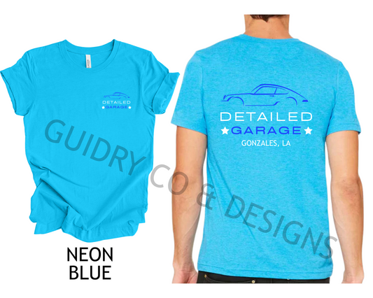 Detailed Garage (ADULT Bella Canva Tshirt Brand)