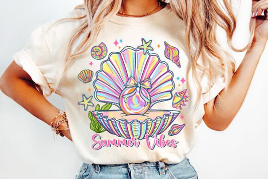 SUMMER VIBES BEACH CLAMSHELL