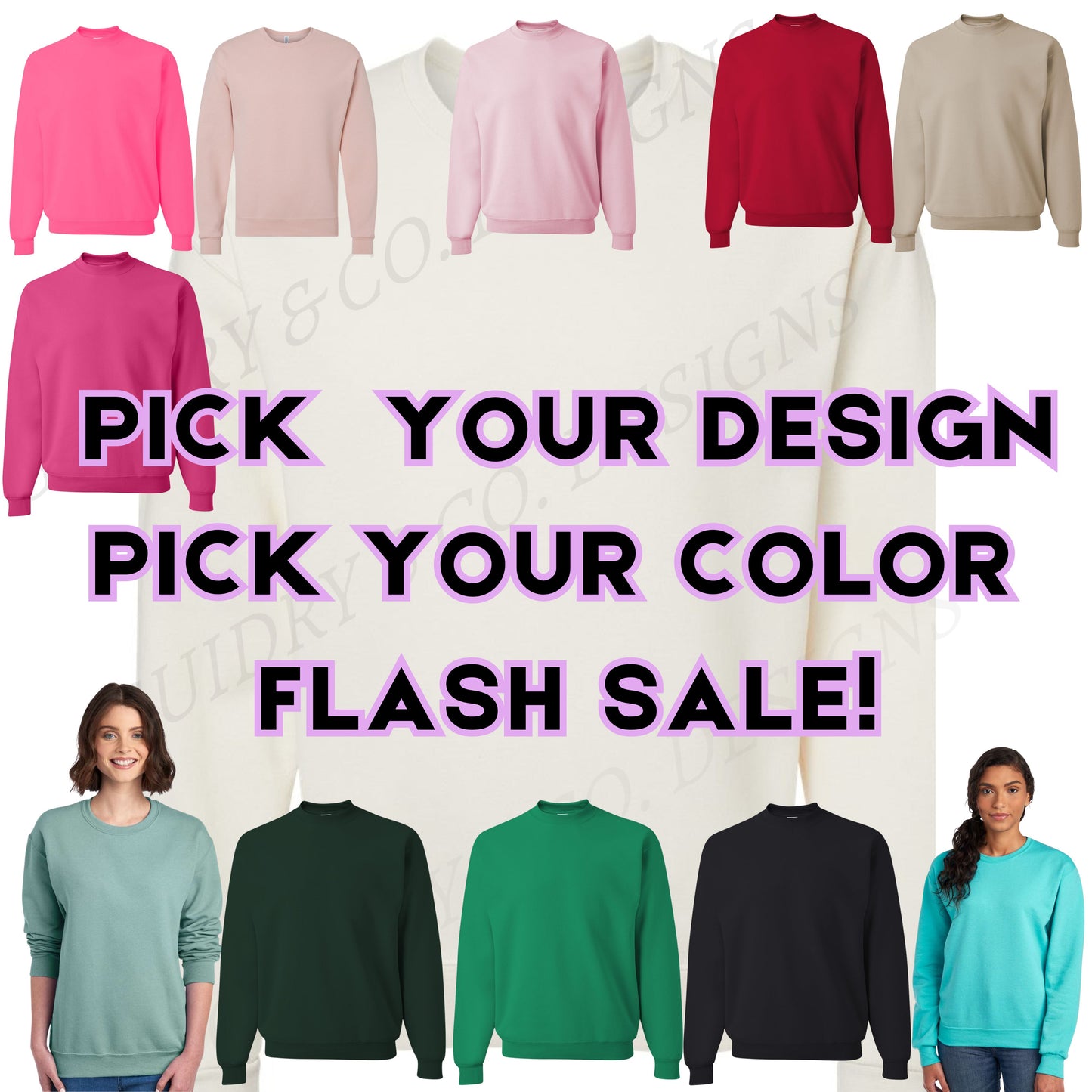 SWEATER DTF PICK YOUR DESIGN