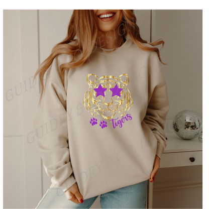 Gildan Sweatshirt Gold Tiger